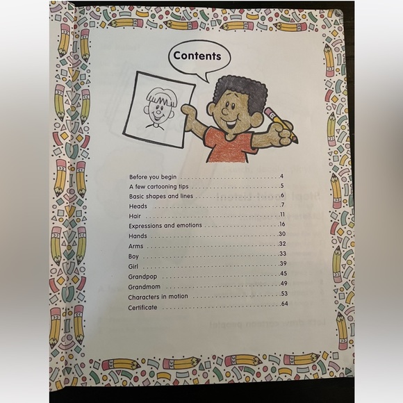 Vintage Draw Cartoons Book - Picture 4 of 6